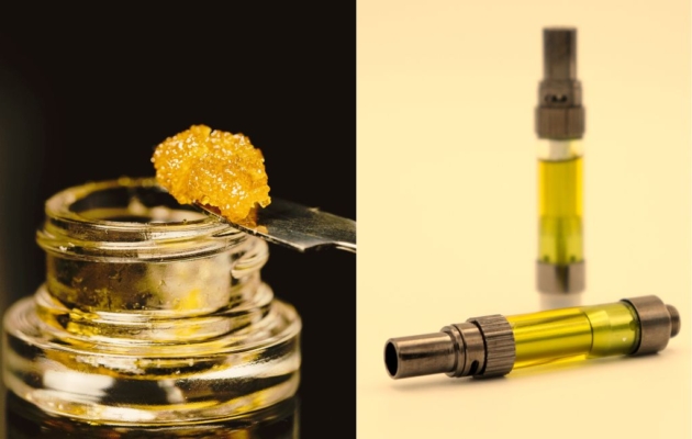 live resin vs distillate cart